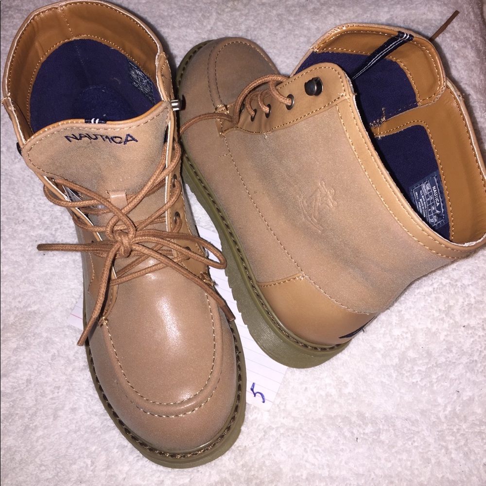 Faux leather, Nautica boots